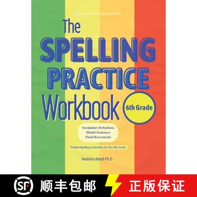 【3-4周达】The Spelling Practice Workbook for 6th Grade: Vocabulary Definitions, Model Sentences, Fin... [9789918006717]