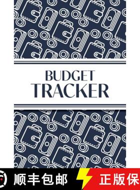 【3-4周达】Budget Tracker (Navy and White Money Outlines): 6x9 Monthly Finance Organizer for Expenses... [9781834120430]