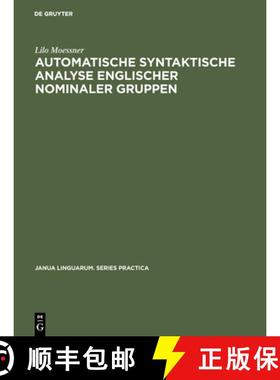【3-4周达】Automatische syntaktische Analyse englischer nominaler Gruppen [9789027923714]