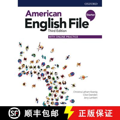【3-4周达】American English File 3e Student Book Starter and Online Practice Pack [With eBook] [9780194905947]