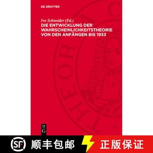 Wahrscheinlichkeitstheorie Anfängen Die Der Texte 预订 Und Von Entwicklung 1933 Bis Den 9783112732106 Einführungen