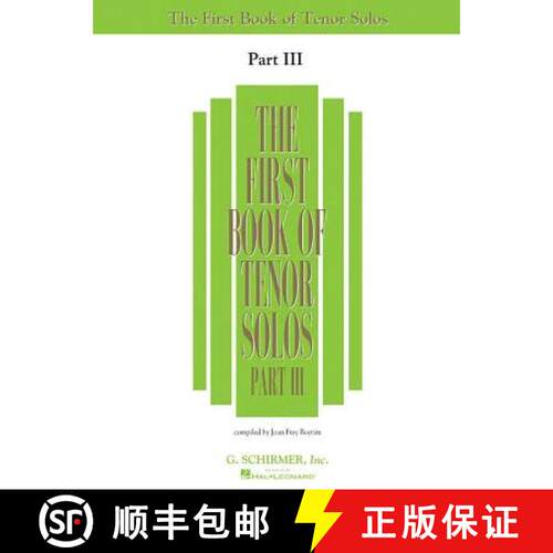 【3-4周达】First Book of Tenor Solos - Part III [9780634098659]