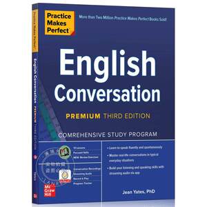 现货熟能生巧：英语对话第三版 Practice Makes Perfect: English Conversation, Premium Third Edition[9781260462166]