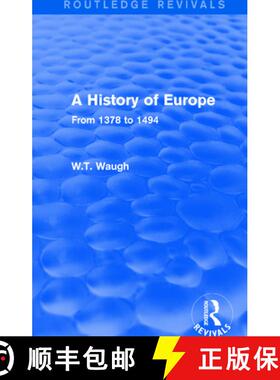 【3-4周达】A History of Europe: From 1378 to 1494 [9781138658981]