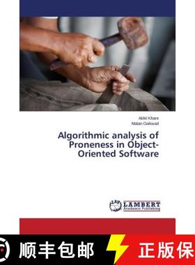 预订 Algorithmic analysis of Proneness in Object-Oriented Software [9783659788185]