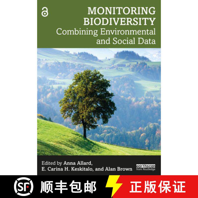 【3-4周达】Monitoring Biodiversity: Combining Environmental and Social Data [9781032015941]
