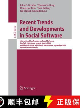 【3-4周达】Recent Trends and Developments in Social Software: International Conferences on Social Sof... [9783642165801]