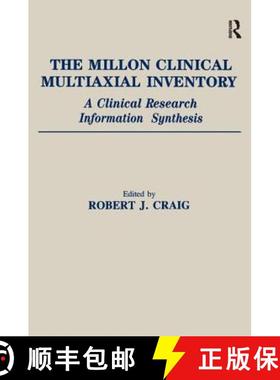 【3-4周达】The Millon Clinical Multiaxial Inventory: A Clinical Research Information Synthesis [9781138997974]