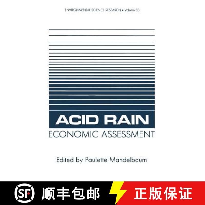 【3-4周达】Acid Rain Economic Assessment [9781461583554]