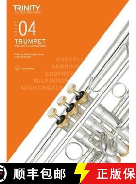【3-4周达】Trinity College London Trumpet, Cornet & Flugelhorn Exam Pieces From 2019. Grade 4 [9780857367730]