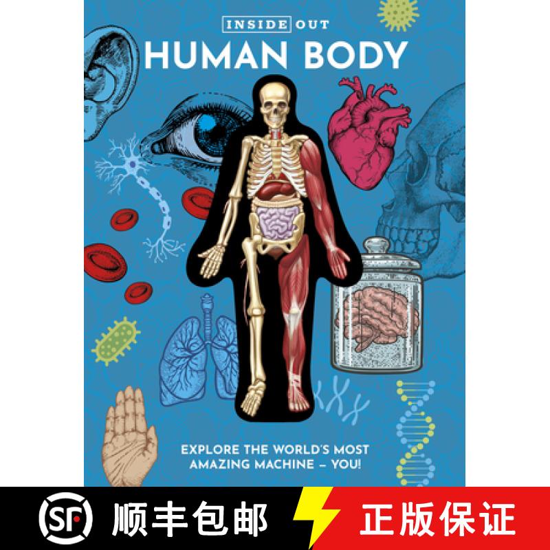 【3-4周达】Inside Out Human Body: Explore the World's Most Amazing Machine - You! [9780785845799]