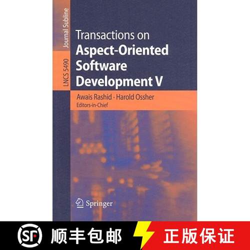 预订 Transactions on Aspect-Oriented Software Development V: Focus: Aspects, Dependencies and Interac... [9783642020582]
