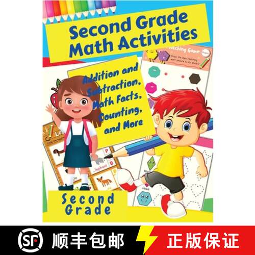 【3-4周达】Second Grade Math Activities: Addition and Subtraction, Math Facts, Counting, and More [9781805473084]