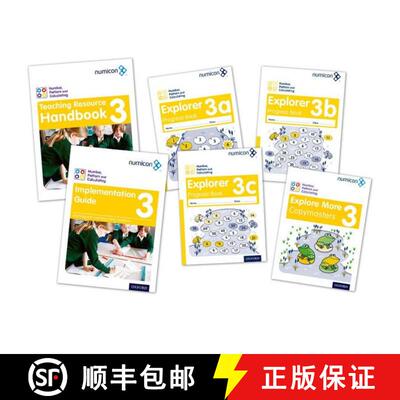 【3-4周达】Numicon: Number, Pattern and Calculating 3 Easy Buy Pack [9780198389217]
