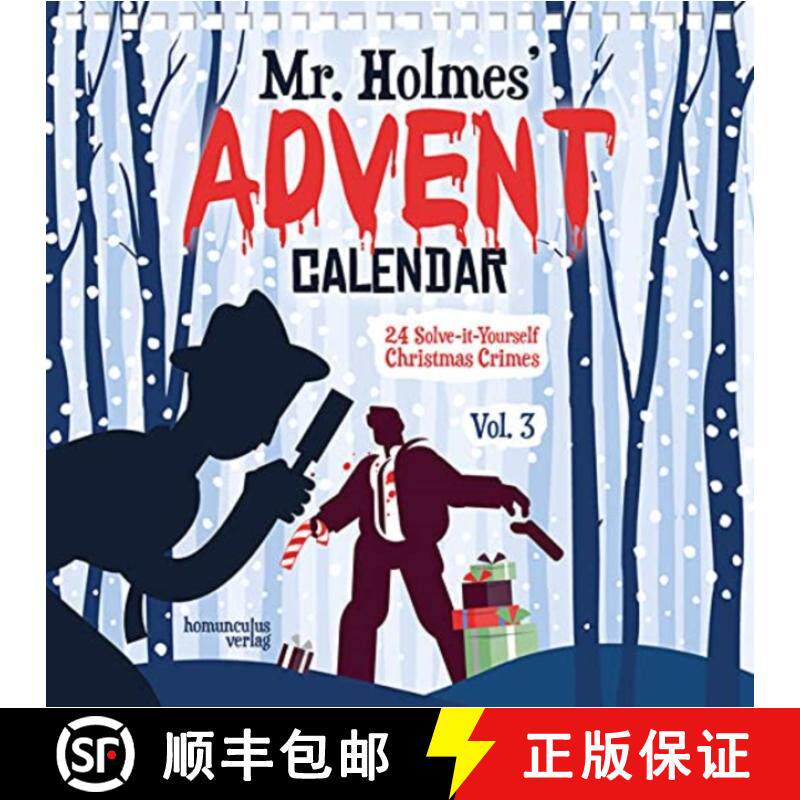 【3-4周达】Mr Holmes' Advent Calendar Volume 3: 24 Solve-it-Yourself Christmas Crimes [9783946120407]