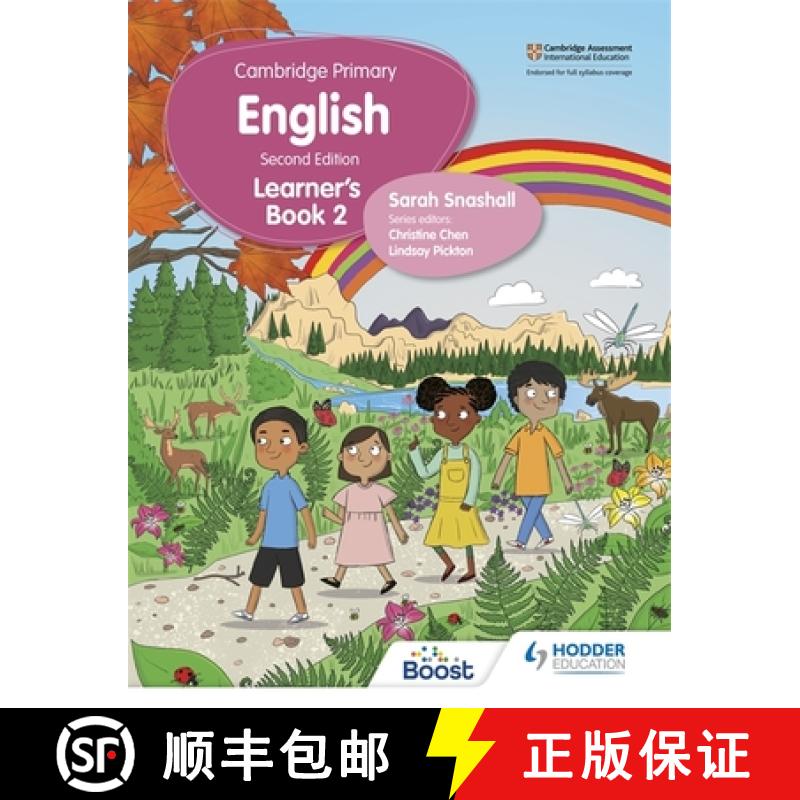 预订 Cambridge Primary English Learner's Book 2 Second Edition: Hodder Education Group [9781398300255]