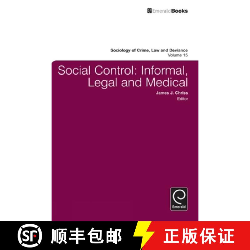 【3-4周达】Social Control: Informal, Legal and Medical [9780857243454]