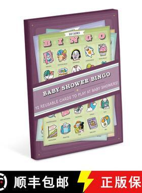 【3-4周达】Knock Knock Baby Shower Bingo, 12 Reusable Cards for WFH Calls [9781683493815]