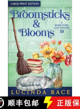 预订 Broomsticks & Blooms LP: A Paranormal Witch Cozy Mystery [9781954520974]