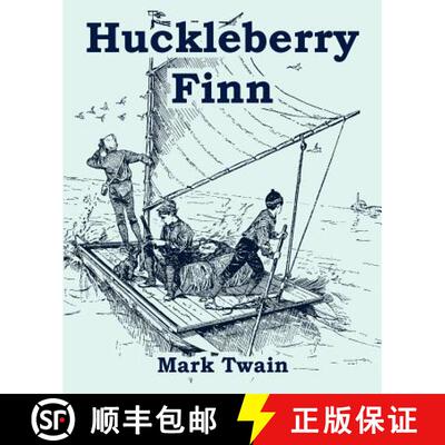 【3-4周达】Huckleberry Finn (Large Print Edition) [9781410107121]