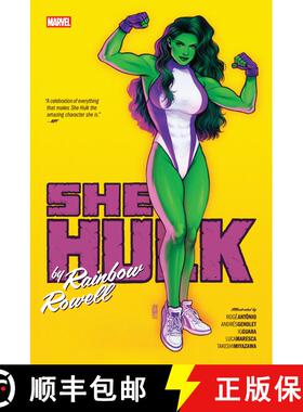 【3-4周达】精装 She-Hulk By Rainbow Rowell Omnibus Jen Bartel Cover [9781302966409]