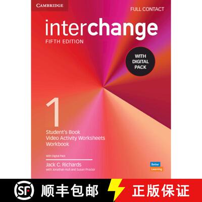 【3-4周达】Interchange Level 1 Full Contact with Digital Pack [With eBook] [9781009040662]