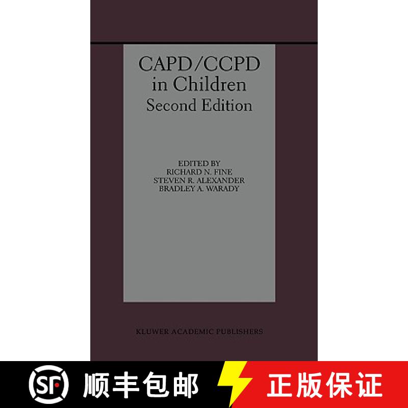 【3-4周达】Capd/Ccpd in Children [9780792382362]