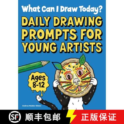 【3-4周达】What Can I Draw Today?: Daily Drawing Prompts for Young Artists [9781647396831]