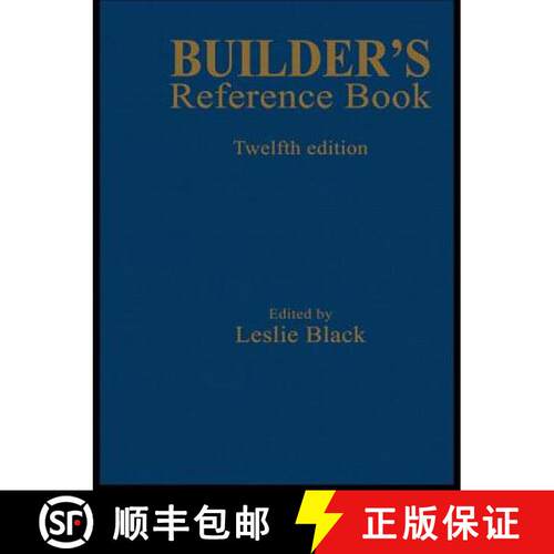 【3-4周达】精装 BUILDERS REFERENCE BOOK - ED12 [9780419158905]