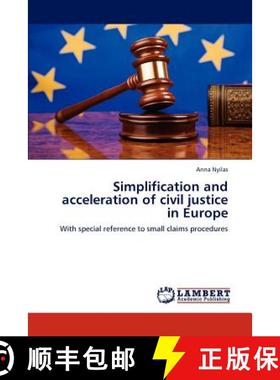 预订 Simplification and Acceleration of Civil Justice in Europe [9783846505144]