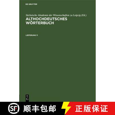 【3-4周达】Althochdeutsches Wörterbuch. Lieferung 11 [9783112616437]