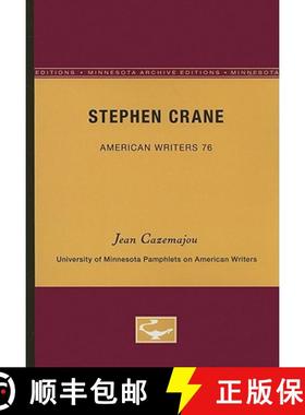【3-4周达】Stephen Crane - American Writers 76: University of Minnesota Pamphlets on American Writers [9780816605262]