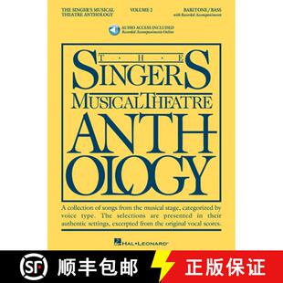 【3-4周达】Singer's Musical Theatre Anthology - Volume 2: Baritone/Bass Book with Online Audio [With ... [9781423423720]