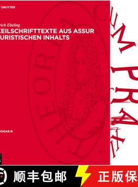 【3-4周达】Keilschrifttexte Aus Assur Juristischen Inhalts [9783112780787]