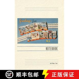 from Notebook Seaside Jersey Vintage New 4周达 9798385435357 Lined Heights Greetings
