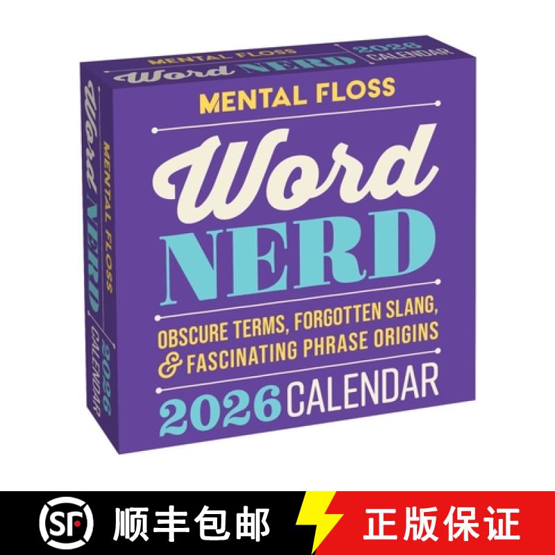 【3-4周达】Word Nerd 2026 Calendar: Obscure Forgotten Slang & Fascinating Phrase Origins [9781524898472]