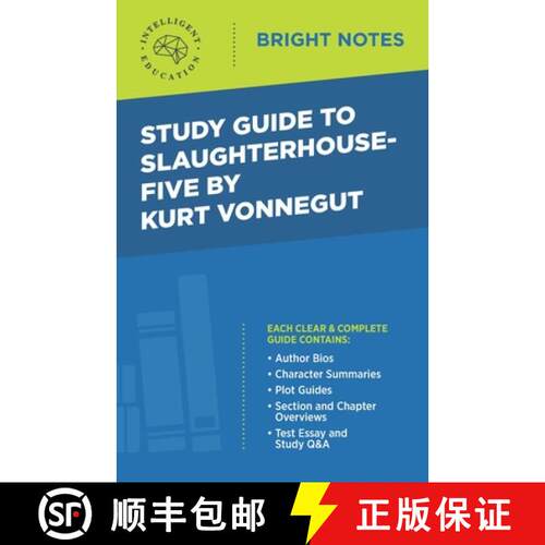 【3-4周达】Study Guide to Slaughterhouse-Five by Kurt Vonnegut [9781645423027]