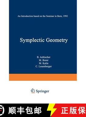 【3-4周达】Symplectic Geometry: An Introduction Based on the Seminar in Bern, 1992 [9783034875141]