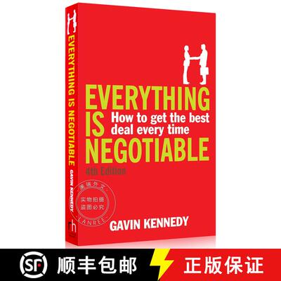 现货 谈判：如何在博弈中获得更多 Everything Is Negotiable: How to Get the Best Deal Every Time [9781847940018]
