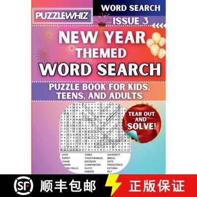 【3-4周达】New Year Celebrations - Themed Word Search - Fun & Educational Puzzles for Kids, Teens, an... [9798330499922]