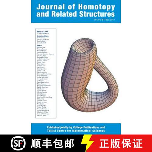 【3-4周达】Journal of Homotopy and Related Structures 6(1&2) [9781848901186]