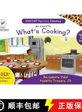 【3-4周达】C-DER (Cheetah Decodable & Early Readers) Set 8, Book 64, What's Cooking? [9798330349371]