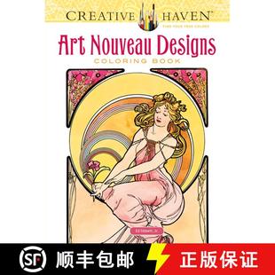 预订 Creative Haven Art Nouveau Designs Coloring Book [9780486781891]