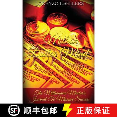 【3-4周达】精装 Million Dollar Mind: The Millionaire Mentor's Journal To Massive Success [9781304771322]