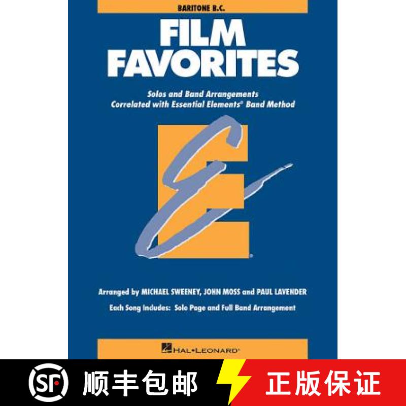 【3-4周达】Film Favorites: Baritone B.C. [9780634087028]