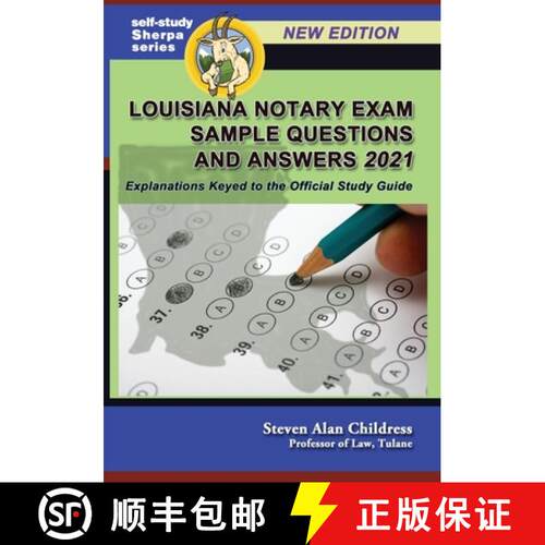 【3-4周达】Louisiana Notary Exam Sample Questions and Answers 2021: Explanations Keyed to the Officia... [9781610274258]