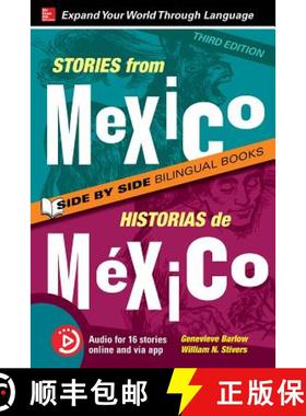 【3-4周达】Stories from Mexico / Historias de México, Premium Third Edition [9781260011043]