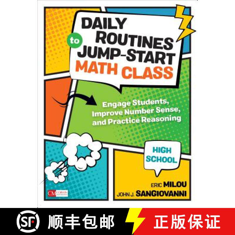 【3-4周达】Daily Routines to Jump-Start Math Class, Grades 9-12: Engage Students, Improve Number Sens... [9781544316932]