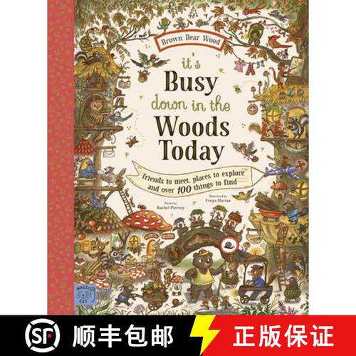 【3-4周达】精装 Brown Bear Wood: It’s Busy Down in the Woods Today: Friends to Meet, Places to Explo... [9781915569776]