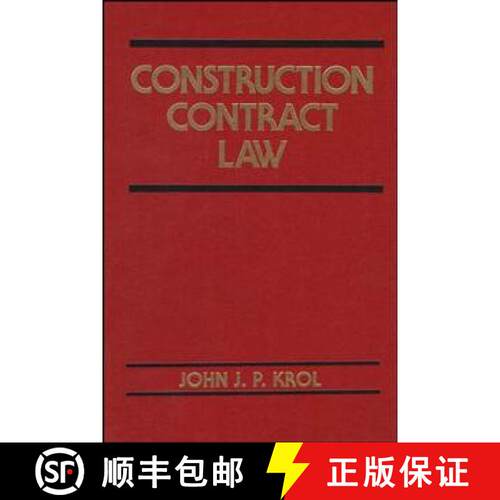 【3-4周达】精装 Construction Contract Law [Wiley土木工程] [9780471574149]